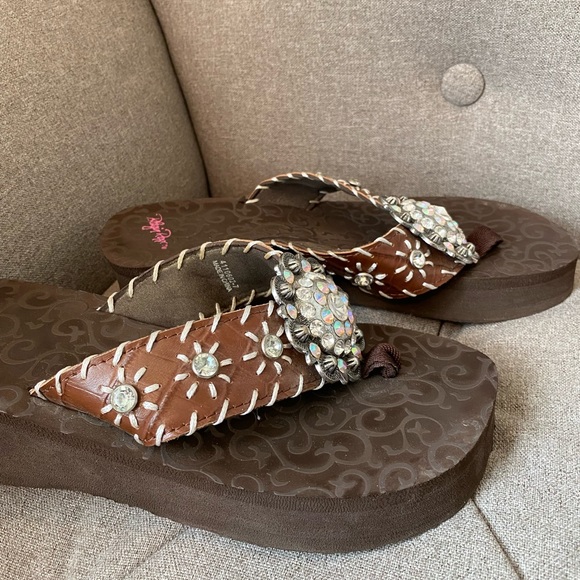 Western style women’s sandals size 8 - Picture 4 of 5